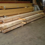 geleverde eiken balken